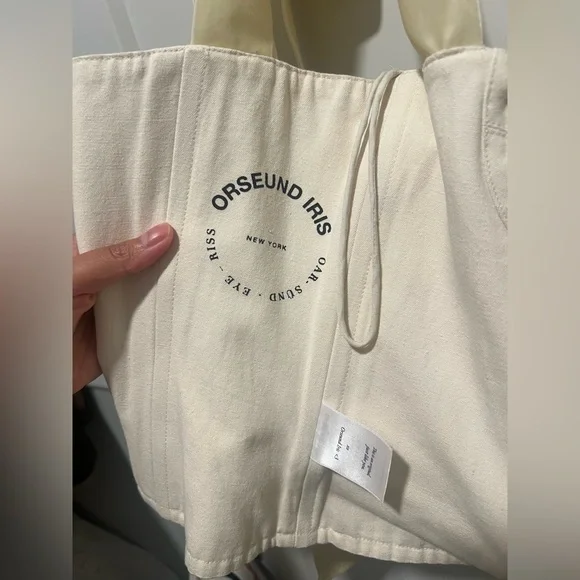 🛑SOLD🛑 Orseund Iris Canvas Bustier Tie Top - Picture 11 of 12